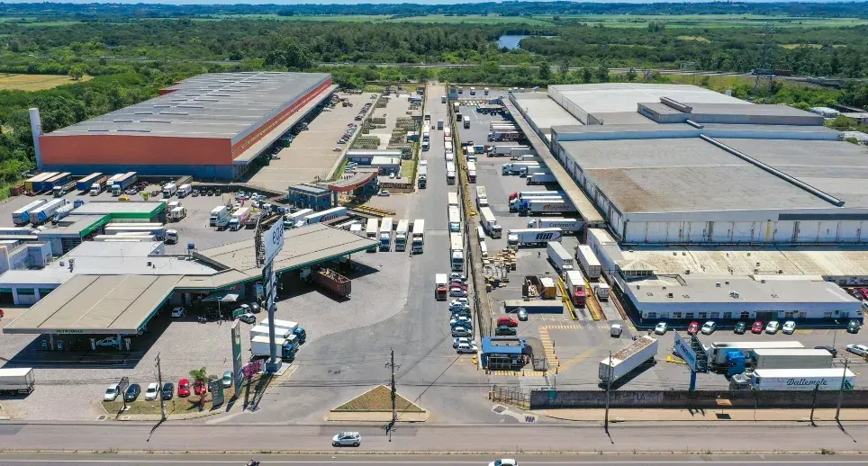 Vista aérea Mega Centro Logístico Curitiba